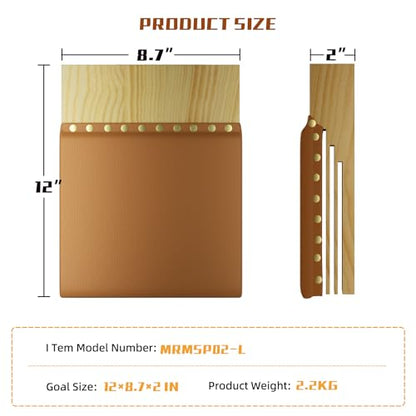 MR Clapper Makiwara 11”x4”, Makiwara Board Strike Pad, Makiwara Punching Board, Clapper Mount Punching Pad - size: Strike Pad-Large