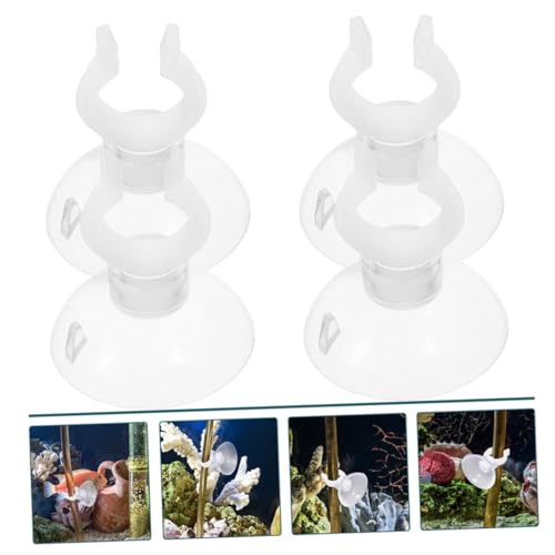 POPETPOP Aquarium Rim Clamp Soft Aquarium Tank Water Filler Cup Clips Tank Hose Holder