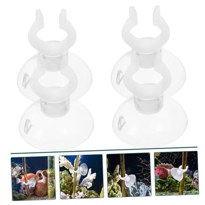 POPETPOP Aquarium Rim Clamp Soft Aquarium Tank Water Filler Cup Clips Tank Hose Holder