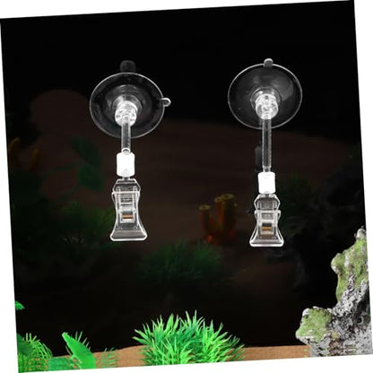 BESPORTBLE 3pcs Aquarium Suction Cup Clips Clamp Holders for Fish Tank Accessories Secure Airline Tubing and Sign Support Easy Installation and Versatile Use