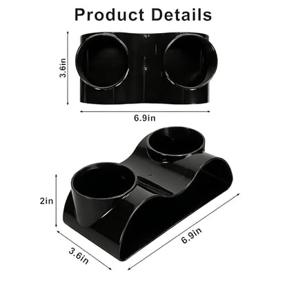 Aquarium Underground Tunnel Cave Natural Curve with Holes for Viewing, Fish Tank Decoration Hideout, for Cory Catfish, Shrimp, Loach and Pleco, Black