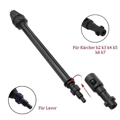 Pressure Washer Lance for Karcher K2-K7, 145 Bar High Pressure Spray Lance with Adjustable Nozzle Pressure Washer Accessory for Karcher K2-K7