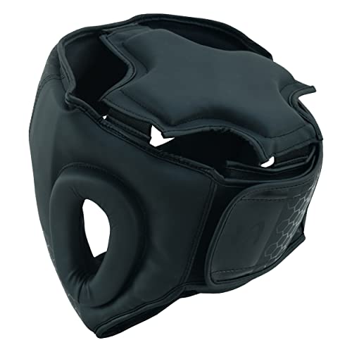 PFG Headgear for Boxing MMA Muay Thai Training - color: Black, size: Small-Medium