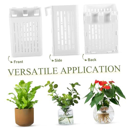 BESPORTBLE 2pcs Aquarium Plant Holder Baskets White Aquatic Plant Cup Fish Tank Holder Aquarium Supplies
