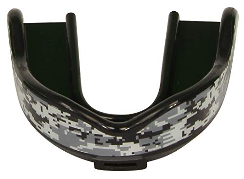 Junior Pro Mouth Guard with Convertible Strap - color: Black