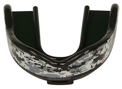 Junior Pro Mouth Guard with Convertible Strap - color: Black