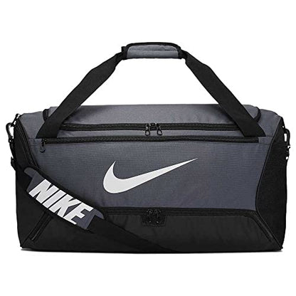 Nike Brasilia Training Medium Duffle Bag - color: Flint Grey/Black/White