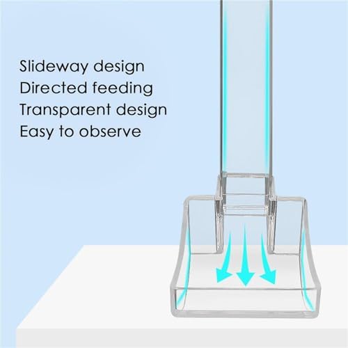 Fish Feeding Tube and Dish, Acrylic Fish Feeder Brine Shrimp Food Feeding for Fish Tank Aquarium Shrimp