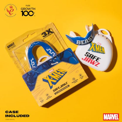 Marvel Beast Sports Mouth Guard, Adult Dual Layer Mouthguard with Case - color: Beast, size: Adult (12+ Years)