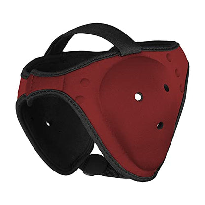 Wrestling BJJ Grappling Headgear - Adjustable Ear Guard - Ultra Soft Ear & Head Guard - Adult & Youth - color: Red, size: Youth