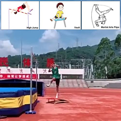 LXLZYXSF Jump Assist Boards Springboard for Martial Arts/Gymnastics Training, Track & Field Athletic Equipment, High/Long Jump Backflip Practice Elastic Board, Hard Wood