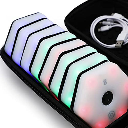 Reaction Lights Training Speed Agility Training Lights for Boxing Soccer Basketball Training (6 Pack/Set)