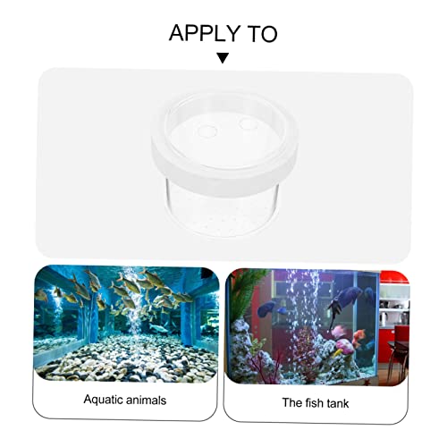 BESPORTBLE Floating Acrylic Fish Tank Breeding Box with Lid Transparent Aquarium Isolation Container for Small Fish Fry Water Permeable Incubator Holder