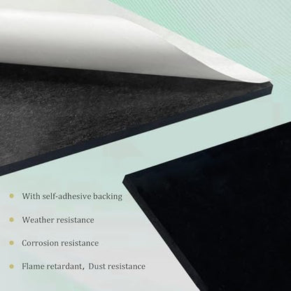 4 Pieces Neoprene Rubber Pads with Adhesive Backing 1/8 in Thick x 6 in x 6 in, Anti Vibration Pads, Rubber Block for Anti-Slip, Shock Absorption, Protection - size: 6in X 6in X 1/8in, style: With adhesive,Rubber