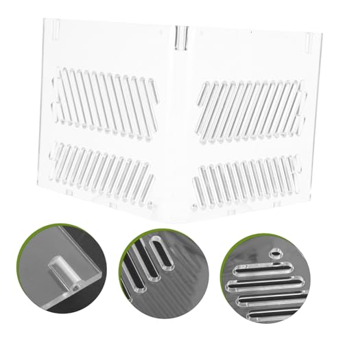 Acrylic Fish Tank Isolation Box Divider Tray for Clean Water Aquarium Partition Pump Guards