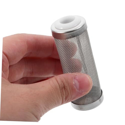 COLLBATH Aquarium Intake Strainer Stainless Steel Mesh Protector Inlet Tube Guard for Fish and Shrimp Safety Water Filtration and Oxygenation for Fish Tanks