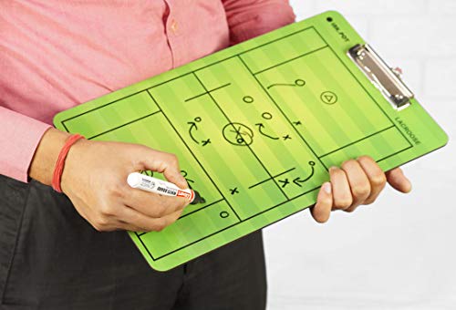 Coaches Board Dry Erase Double Sided Coaches Clipboard with Marker & Eraser for Soccer,Lacrosse Women,Lacrosse,Base Ball,Ice Hockey,Football,Basketball - style: Lacrosse