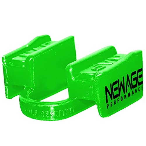 New Age Performance 6DS Weightlifting Mouthpiece, Increase Strength & Reps for Lifting, Powerlifting, Strongmen, Bodybuilding, Calisthenics, Workout Accessory, Fitness Gear (Lime Green) - color: Lime Green