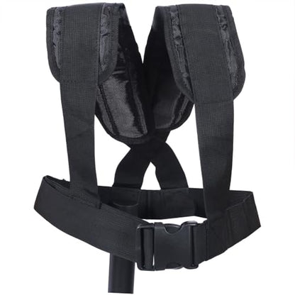 Weight Sled for Strength and Speed Training, Push Pull Workout Sled with Harness and Straps, Fitness Power Sled for Athletic Exercise, Compatible with 1" and 2" Weight Plates