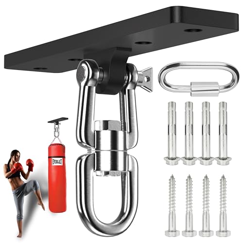Heavy Bag & Punching Bag Hanger, Wall, Ceiling, Beam Mount Options - color: Ceiling - Flat Bracket
