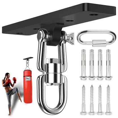 Heavy Bag & Punching Bag Hanger, Wall, Ceiling, Beam Mount Options - color: Ceiling - Flat Bracket