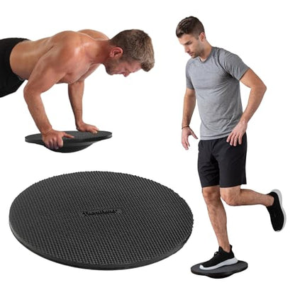 THERABAND Wobble Board, Round Balance Trainer, Core Strength, Non-Slip | Round wobble board for balance, agility, and core strength training in physical therapy - style: Wobble Board