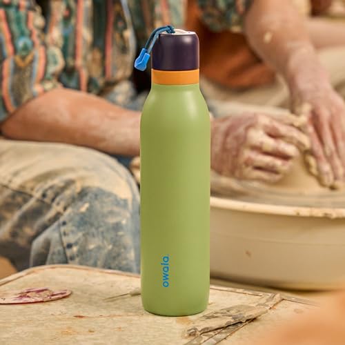 Owala FreeSip Twist Stainless Steel Water Bottle 18 oz Camo Cool - color: Camo Cool, size: 18 Ounces