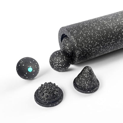 5-in-1 Foam Roller Set for Muscle Recovery – Includes Yoga Roller, Massage Ball, Peanut Ball, Cone, and Acupressure Disc – for Back, Legs, and Full Body Relief