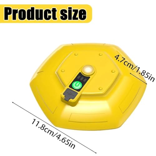 Floating Aerator, IPX7 Waterproof Rechargeable Bait Bucket Aerator, Portable Live Bait Oxygen Pump for Fishing, Livewell & Fish Tank, USB Powered Air Pump for Transport