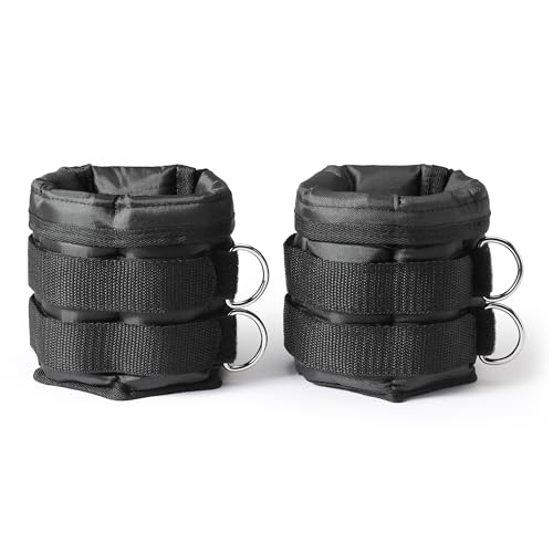 Amazon Basics Adjustable Ankle Weights for Men & Women, for Workouts, Resistance Training, Walking, Black - style: 5 Pound Set (2.5 Pounds Each)