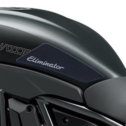 for Kawasaki Eliminator 450 400 500 SE 2024 2025 Motorcycle Accessories Side Fuel Tank Grips Tank Pads Protector Stickers Decal Gas Knee Grip Traction Pad Tankpad PVC Rubber Black
