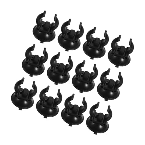 GALPADA 12Pcs Aquarium Suction Cups with Clips Versatile Hose Pipe Holders for Airline Tubing Lines and Decorations Durable Easy to Install Aquarium Accessories