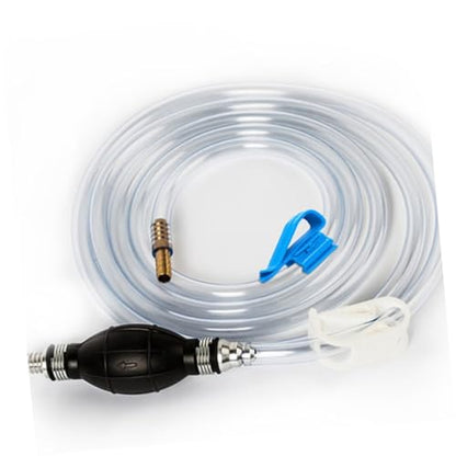 NUOBESTY Manual Suction Hose for Car Oil Transfer, Practical Guide Oil Tube with Flexible Siphon Pump for Automotive Fuel and Fish Tank Water Change