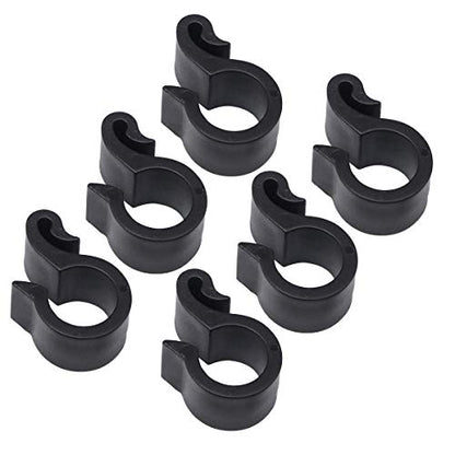 50pcs Irrigation Tubing Clips Wire Cable Clamps Adjustable Stand S Hook Cord Holder Fuel Line Clamps Wire Cord Clips Adjustable Hose Clamp Hose Clips Water Buckle Fruit Tree