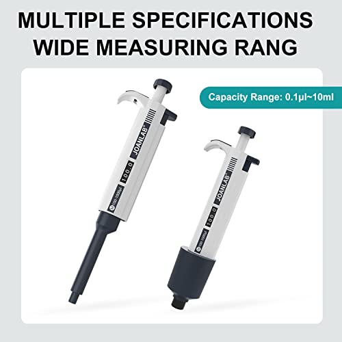 Micropipette 20-200ul Manual Adjustable Single Channel Pipettes High Accurate Lab Pipettors with 600pcs Pipette Tips - color: 20-200ul