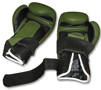 Deluxe MiM-Foam Sparring Boxing Gloves - Hook&Loop/Elastic Cuff for Muay Thai, MMA, Kickboxing, Boxing - size: 18oz