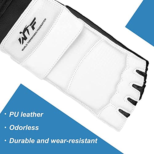 Taekwondo Sparring Gear Foot Protector Karate Boxing Sparring Foot Guard, Martial Arts Protective Foot Gear for Kung Fu Punch Bag Kickboxing MMA Training - size: X-Large