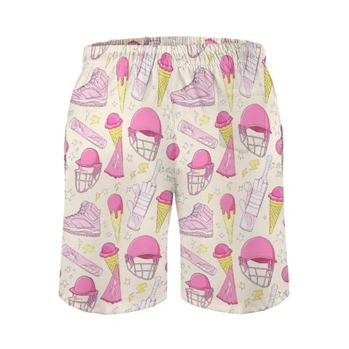 Mens Trunks Breathable Quick Dry Mesh Lining Holiday Party Beach Board Shorts - color: Style-1, size: X-Large
