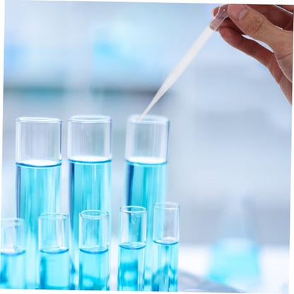 100pcs Plastic Pipettes Graduated Eye Droppers Oil Transfer Disposables for Lab Science Art DIY Projects Medicine Aquarium