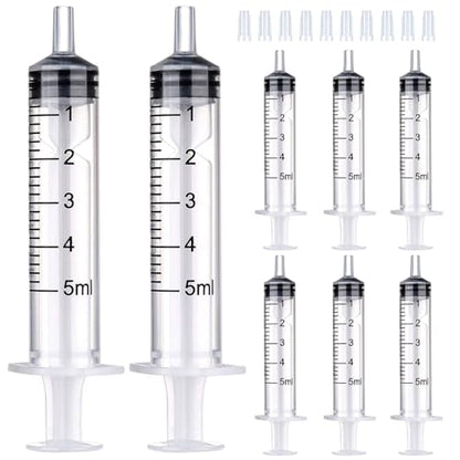 5ml Syringe for Liquid,Syringe Without Needle,Sterile Individually Packed 10pcs.