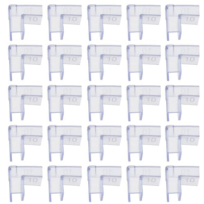 25pcs Aquarium Corner Guards 90 Degree Corner Protectors for 10mm Glass Fish Tank Edges Furniture Edge Covers