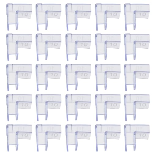 25pcs Aquarium Corner Guards 90 Degree Corner Protectors for 10mm Glass Fish Tank Edges Furniture Edge Covers