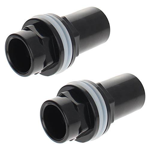 MroMax 25mm / 0.98" ID PVC Aquarium Water Pipe Connector Joint Straight Tubes Hose Connector Fish Tanks Accessories 2pcs - size: 2pcs 25mm