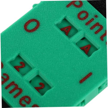 Ciieeo Portable Tennis Score Counter Wristband Manual Golf Stroke Keeper Green Sports Training Equipment