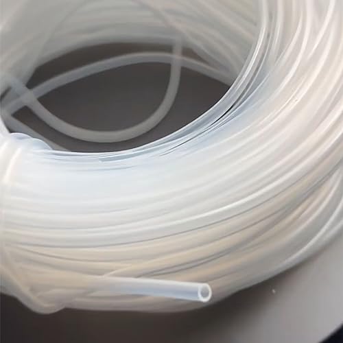 Silicone Capillary Tube, 0.5mm1mm2mm3mm Food Grade Hose Silicone Rubber Tube, 10m Long Thin Tube Protection Sleeve (Color : 5 * 6mm, Size : 10m)