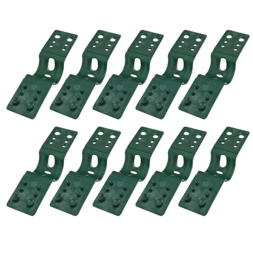 Fabric Shade Clips - Mesh Grippers, 10 Pieces Netting Fasteners For Garden Support, Clamps With Locking Teeth, Yardware, Fixed Pegs For Greenhouse, Patio And Flower Bed