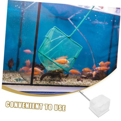 3pcs Stainless Steel Fishing Net Set with Telescopic Handle Fine and Coarse Mesh Fish Landing Nets for Kayak and Boat Portable Fish Tank Strainer