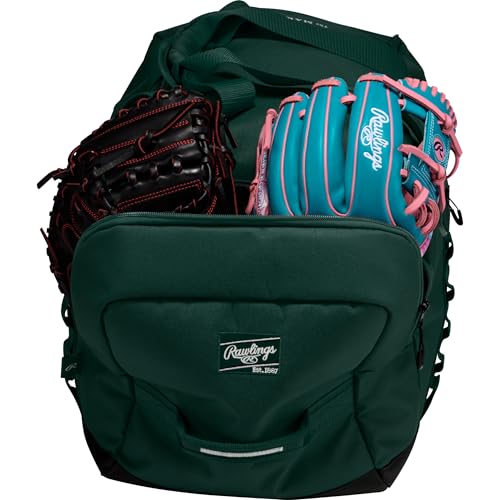 Rawlings Rawlings | Covert2 Duffel Equipment Bag | Baseball/Softball | Multiple Colors - color: Dark Green