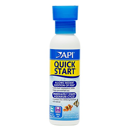 API QUICK START Freshwater and Saltwater Aquarium Nitrifying Bacteria 4-Ounce Bottle - size: 4-Ounce