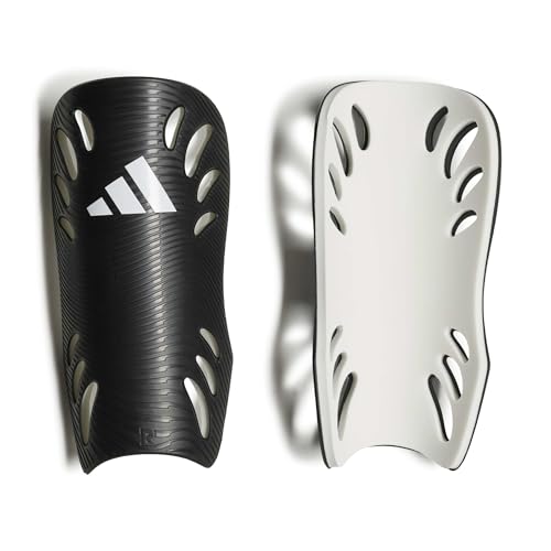 adidas Unisex Adiflex Soccer Shin Guards - color: Black/White, size: X-Small